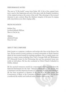 O Be Joyful von John Leavitt (Download) 