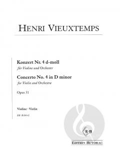 Konzert Nr. 4 d-moll op. 31 von Henri Vieuxtemps 