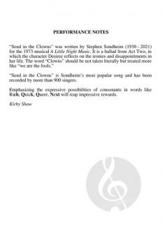 Send in the Clowns von Stephen Sondheim (Download) 