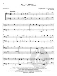 Chart Hits for 2 Trombones 