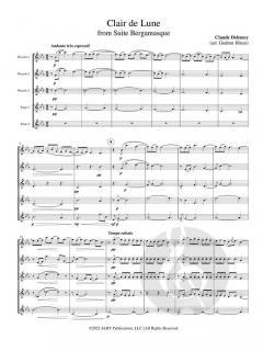 Clair de Lune von Claude Debussy 
