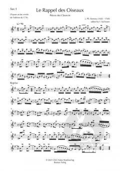Rameau for 2 saxophones von Jean-Philippe Rameau 