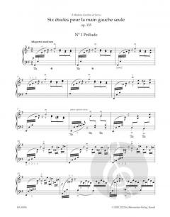6 Études pour la main gauche seule op. 135 R 54 von Camille Saint-Saëns 