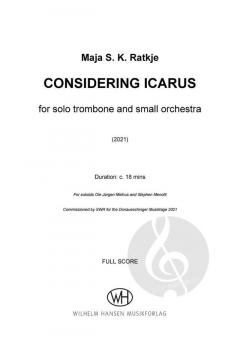 Considering Icarus von Ratkje Maja S.K. 