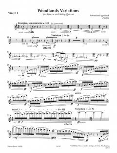 Woodlands Variations von Sebastian Fagerlund 