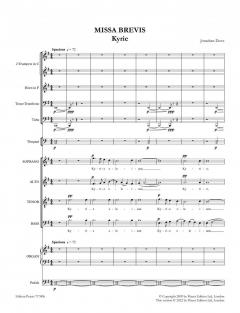 Missa brevis von Jonathan Dove 