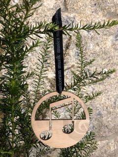 Christbaum-Anhänger aus Holz (4 Stück) 