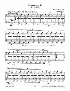 Impromptu II von Mauricio Kagel 