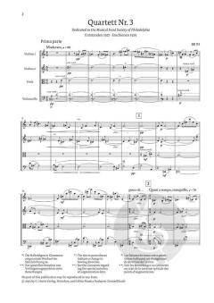 Streichquartett Nr. 3 von Béla Bartók im Alle Noten Shop kaufen