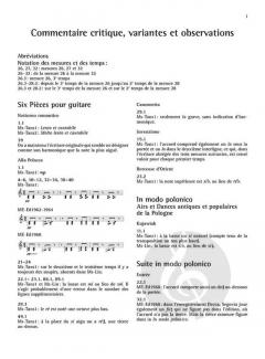 Œuvres pour guitare: Suites von Alexandre Tansman 
