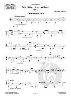 Œuvres pour guitare: Suites von Alexandre Tansman 