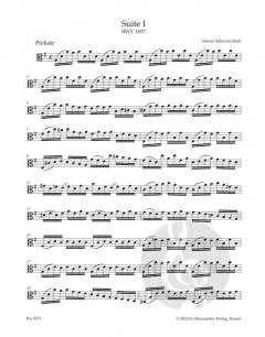 6 Suiten für Violoncello solo BWV 1007-1012 von Johann Sebastian Bach (Download) 