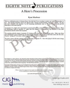 A Hero's Procession von Ryan Meeboer 