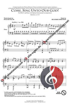 Come, Sing Unto Our God! von Heather Sorenson (Download) 