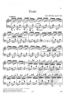 13 Morceaux: Nr. 2 Etude op. 76, Nr. 2 von Jean Sibelius für Klavier im Alle Noten Shop kaufen