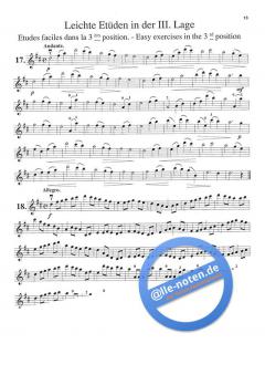 Neue Violin Etüden Heft 3 von Robert Pracht im Alle Noten Shop kaufen