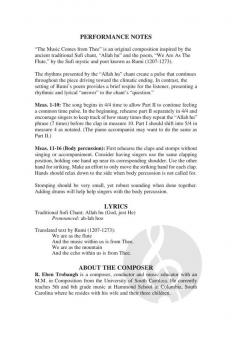 The Music Comes from Thee von R. Eben Trobaugh (Download) 