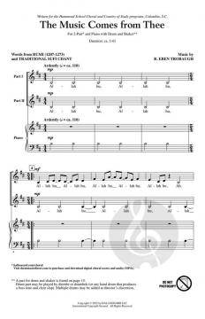 The Music Comes from Thee von R. Eben Trobaugh (Download) 