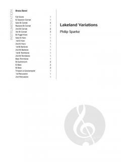 Lakeland Variations von Philip Sparke 