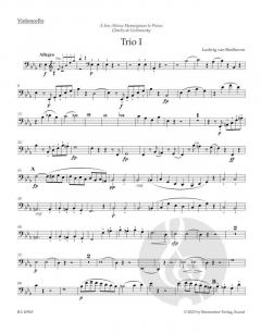 Trios op. 1 von Ludwig van Beethoven 