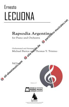 Rapsodia Argentina von Ernesto Lecuona Casado 