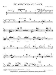 Incantation And Dance (John Barnes Chance) 