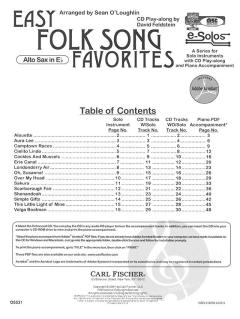 Easy Folk Song Favorites 