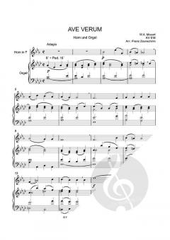 Ave verum von Wolfgang Amadeus Mozart 