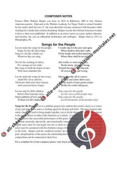 Songs For The People (SATB) 