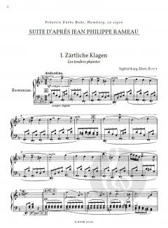 Suite d'après Jean Philippe Rameau 