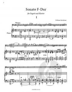 Sonate für Fagott und Klavier F-Dur von William Y. Hurlstone im Alle Noten Shop kaufen