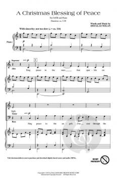 A Christmas Blessing of Peace von Douglas Nolan (Download) 