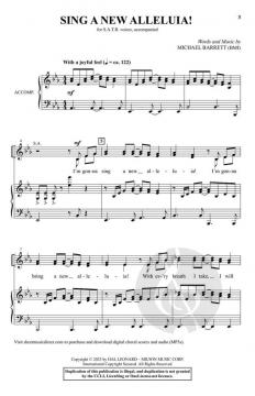 Sing a New Alleluia! von Michael Barrett (Download) 