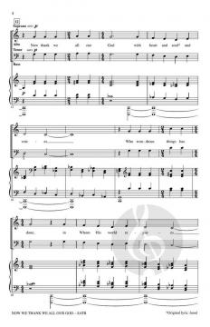 Now Thank We All Our God von Johann Crüger (Download) 