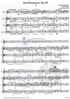 3 Romanzen op. 94 von Robert Schumann 