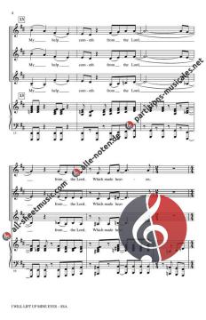 I Will Lift Up Mine Eyes von Rollo Dilworth (Download) 