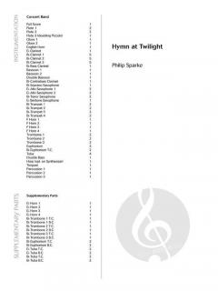 Hymn at Twilight von Philip Sparke 