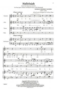 Halleluia From The Oratorio Athalia (Georg Friedrich Händel) 