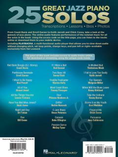 25 Great Jazz Piano Solos von Huw White 