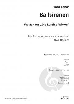 Ballsirenen von Franz Lehár 