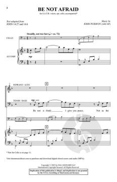Be Not Afraid von John Purifoy (Download) 