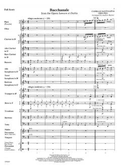 Bacchanale From The Opera 'Samson et Dalila' (Camille Saint-Saëns) 