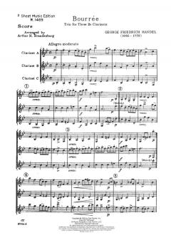 Bourrée von Georg Friedrich Händel 