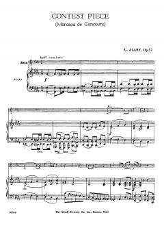 Contest Piece op. 57 von Christophe Alary 