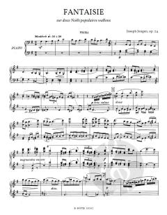 Fantasie über 2 wallonische Weihnachtslieder op.24 