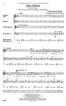 Jazz Gloria (Natalie Sleeth) 