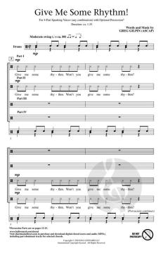 Give Me Some Rhythm! von Greg Gilpin (Download) 
