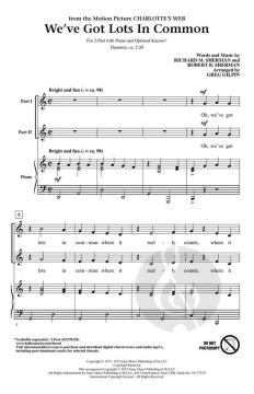 We've Got Lots In Common von Richard Morton Sherman (Download) 