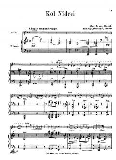Kol Nidrei Op. 47 von Max Bruch 