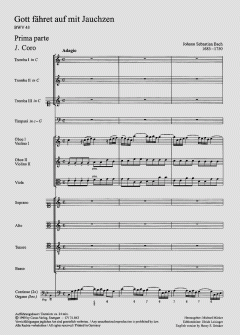Gott fähret auf mit Jauchzen (J.S. Bach) 